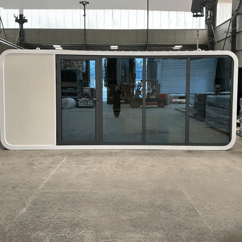 Compact 20ft apple cabin with private bathroom