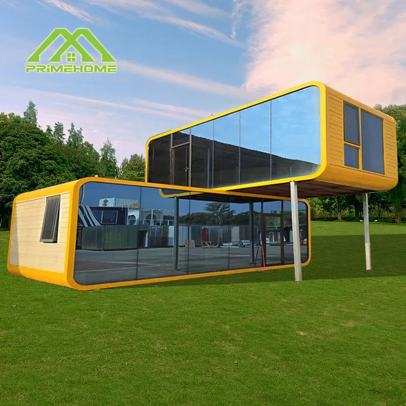China Luxury prefabricated pod-style cabin Super cool apple-themed modular cabin Beautiful, practical, good-looking and inexpensive Manufacturers, Supplier