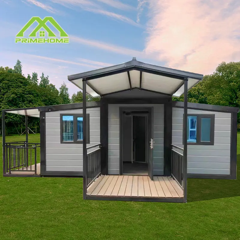 High-Quality Factory direct sales 20ft 30ft 40ft double-wing foldable container cabin Expandable container house with bathroom Manufacturer, Factory