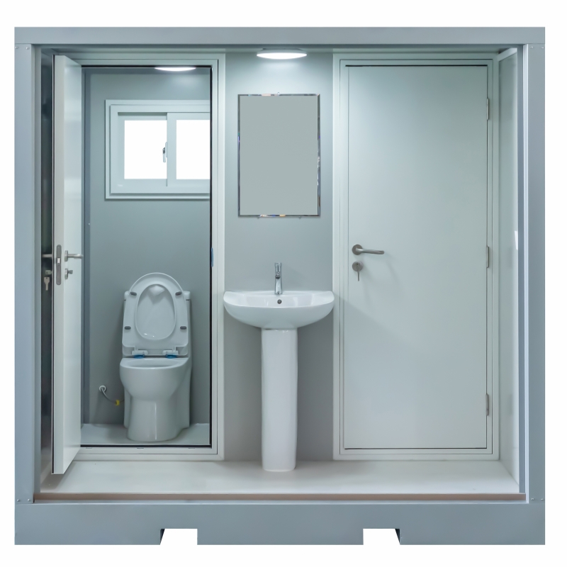 China Modern Integrated Prefab Portable Restroom Full-function Mobile Toilet for Glamping Camps Resort Public Restrooms Manufacturer, Suppliers
