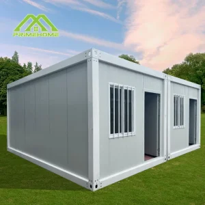 Wholesale 20foot portable prefabricated flat pack house with high-density steel frame