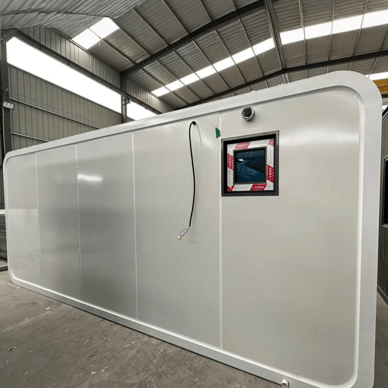 High-Quality 20ft Compact Budget Prefab Apple Cabin with Private Bathroom for Outdoor Glamping Factory, Factories