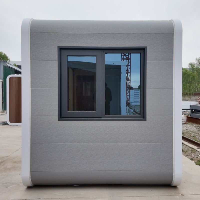 Wholesale High End Modern Quick Installation Prefab Modular Apple Cabin with Smart Dimmable Glass Doors Floor-to-Ceiling Windows Factory, Factories