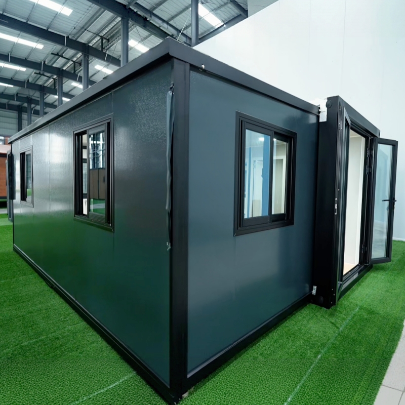 China 20FT Double Wing Factory Prefabrication Expandable Container House with Full Functional Layout Suppliers, Factories