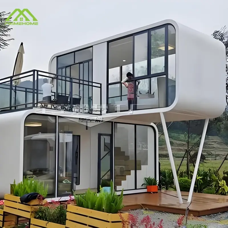Wholesale Compact smart apple cabin Garden pod Luxury prefabricated cabins as hotel villas Supplier, Factory