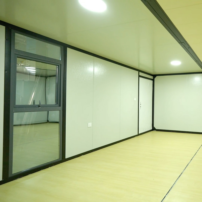 High-Quality 29㎡ Modular building Full Transparent Floor‑to‑Ceiling Glass Wall Expandable Container House for Commercial Office and Workspace Manufacturer, Factories