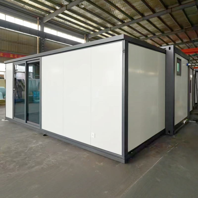 Custom 20FT Prefab Modular Building Expandable Container House for Custom Minimalist Single Apartment Factory, Factories