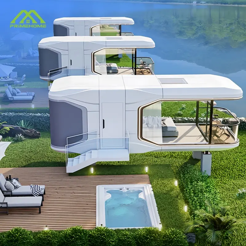 Custom Modern and fashionable Luxury design Camping cabins Prefabricated capsule rooms Beautiful and practical Manufacturer, Factories