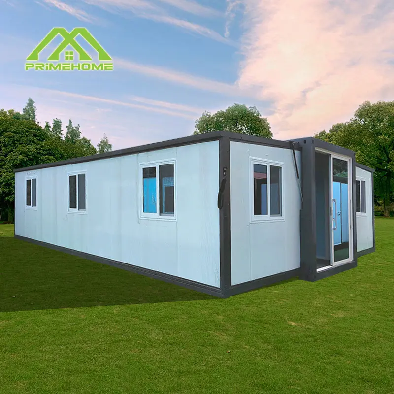 China 3 in 1 double-wing foldable container house Soundproof and sustainable Expandable ultimate luxury villa apartment Manufacturers, Suppliers