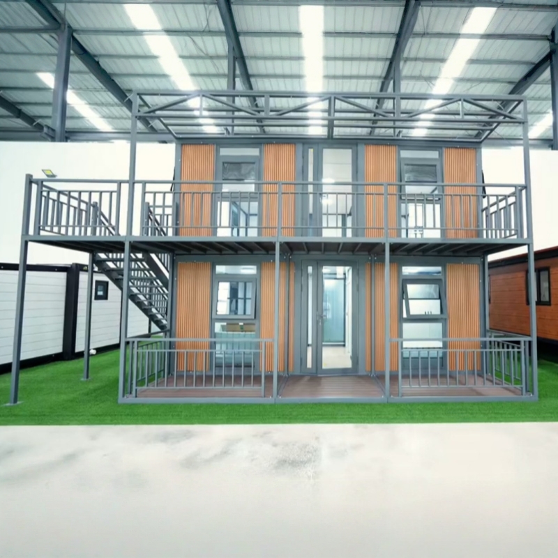 China Two Story Prefab Villa Expandable Container House with Complete Modern Living Layout for Resort Holiday Rental Supplier, Factory