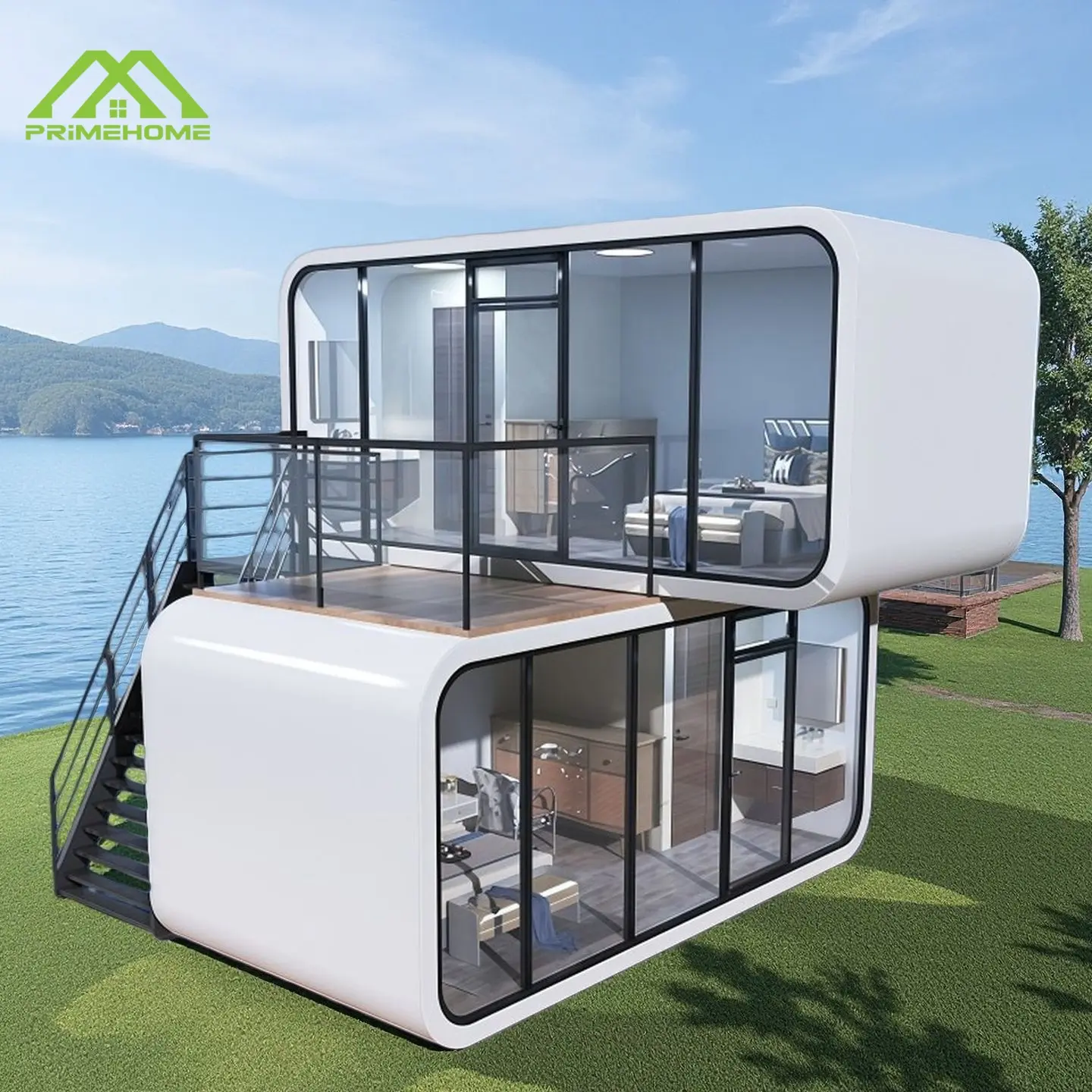 Wholesale Compact smart apple cabin Garden pod Luxury prefabricated cabins as hotel villas Supplier, Factory