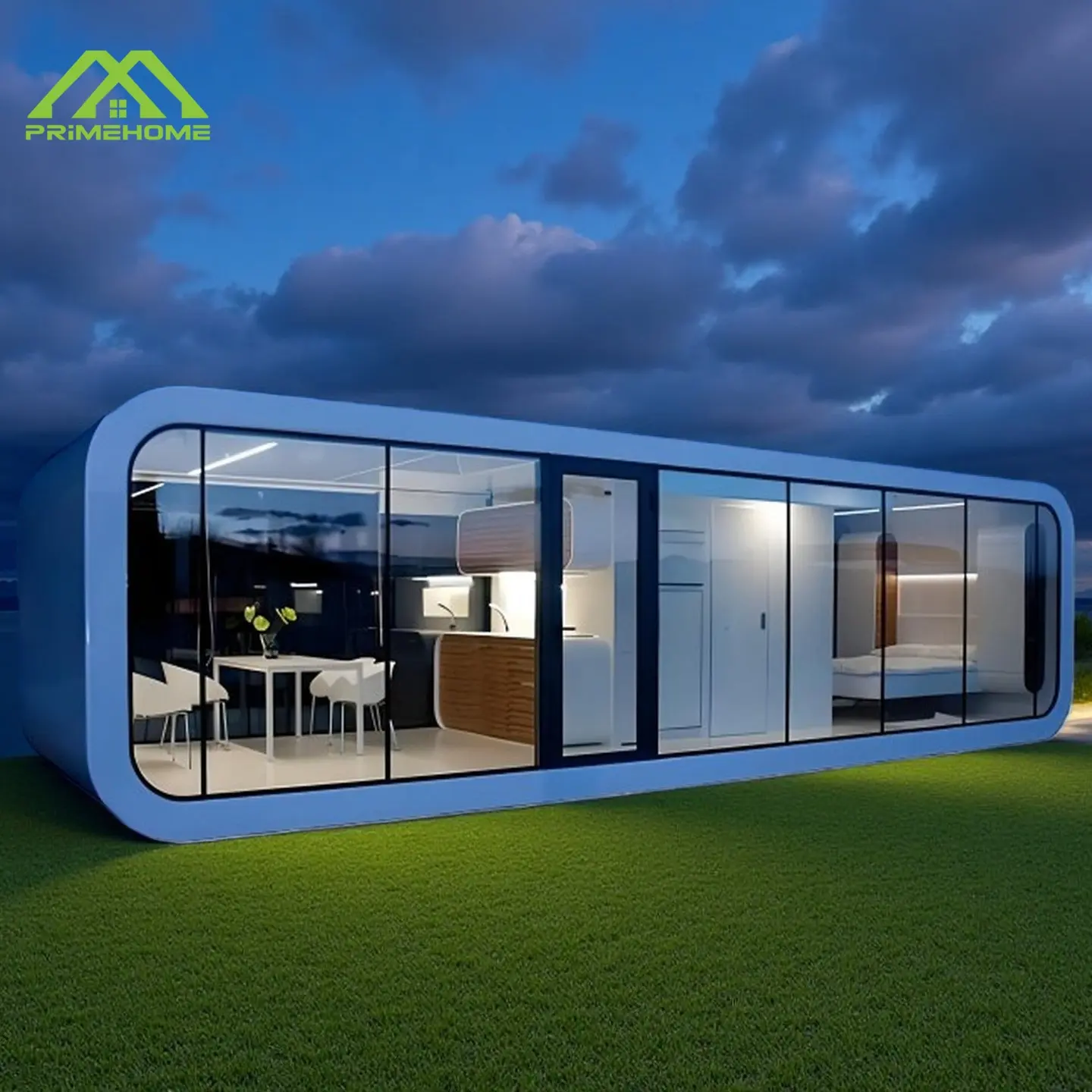 China Luxury prefabricated pod-style cabin Super cool apple-themed modular cabin Beautiful, practical, good-looking and inexpensive Manufacturers, Supplier