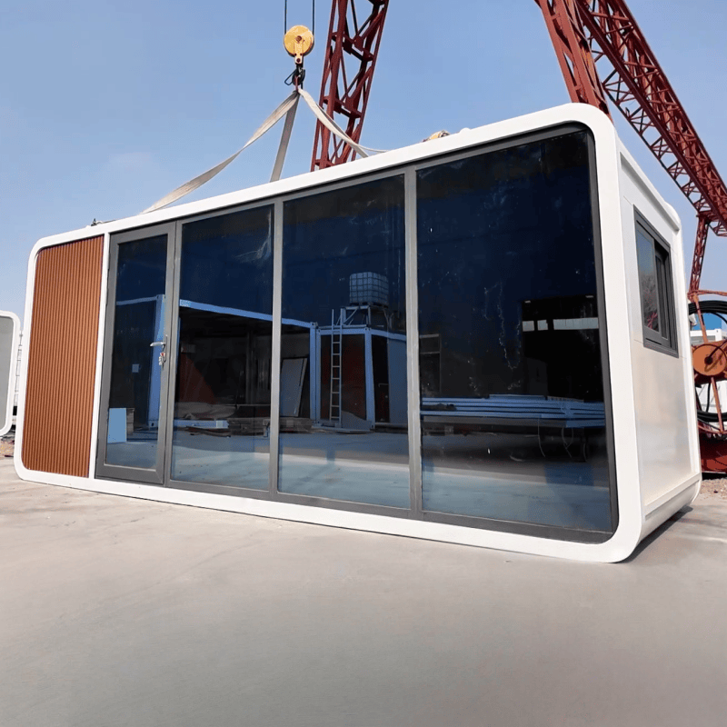 Custom Stylish Apple Capsule House Modular Prefab Living Cabin with Quick Setup for Resort Home Office and Temporary Housing Manufacturer, Factories