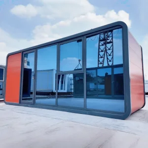Wholesale Ready to Ship 20ft 40ft Modern Apple Cabin Luxury Glamping Capsule House