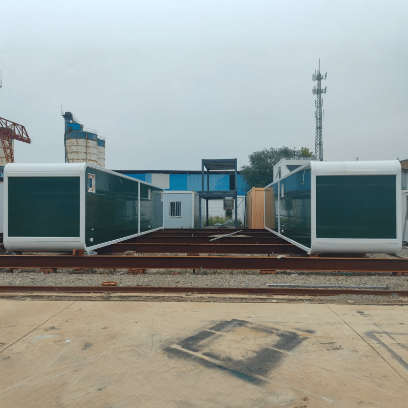 China Customizable Eco Friendly Steel Structure Prefabricated Apple Cabin with Integrated Kitchen Dining Space and Bathroom Manufacturer, Suppliers