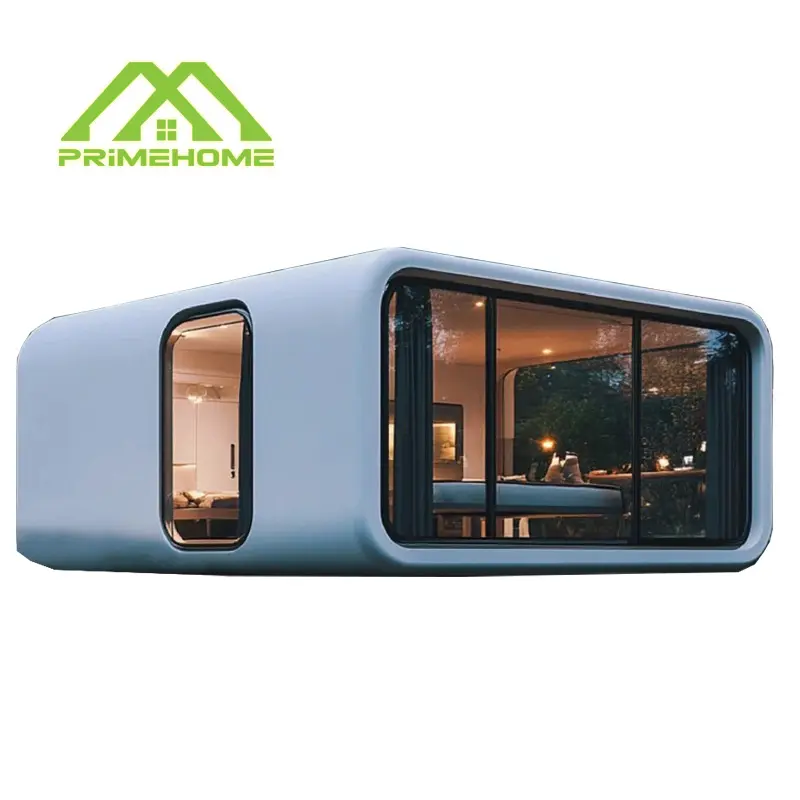 Custom 40-foot prefabricated modular Airbnb Apple Cabin from a Chinese factory Suitable for hotel living rooms and home use Factory, Factories