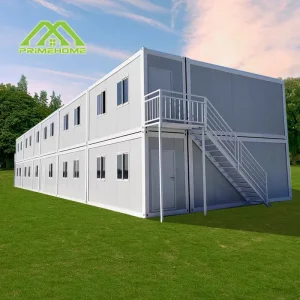 Two-story modularized flat steel container house office