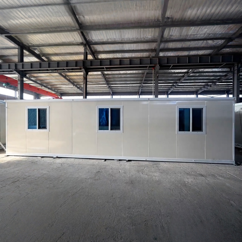 Custom 30FT 56sqm Living Space Prefab Expandable Container House with Private Bathroom for ADU Housing Accommodation Dormitory Supplier, Factories