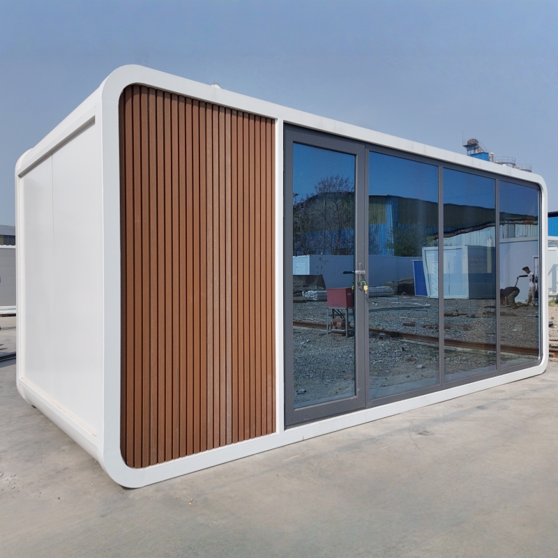 Wholesale High Quality 20 Foot Modern Style Prefabricated Modular Apple Cabin Equipped with Private Bathroom Manufacturers, Factory