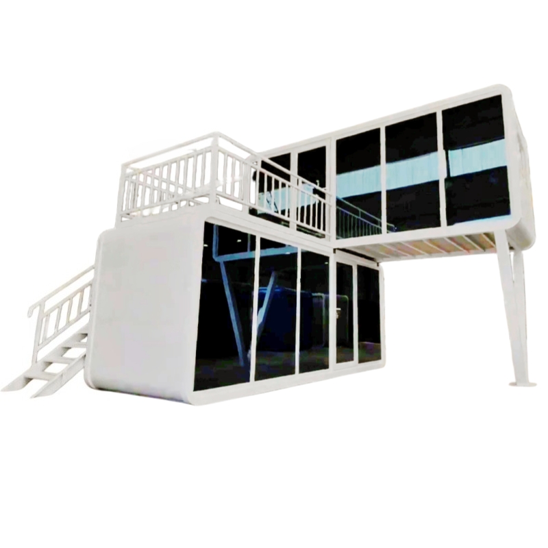 High-Quality 20FT Prefab House Double Deck White Apple Cabin for New Trend Modular Tourism Accommodation Manufacturer, Factories
