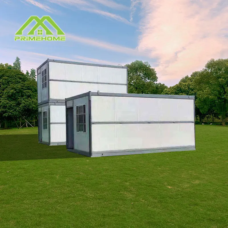 China Prebuilt container homes Modern design prefab house Foldable steel prefab home for temporary housing or storage area Manufacturers, Factories