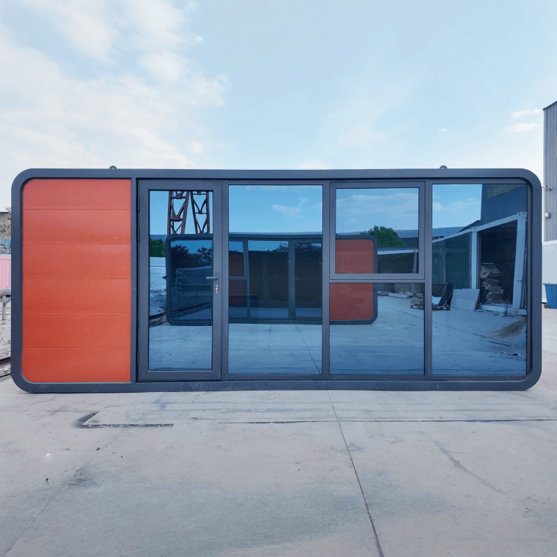 Wholesale Ready to Ship 20ft 40ft Modern Apple Cabin Luxury Glamping Capsule House with One-Piece Shipment and Fast Lead Time Manufacturers, Suppliers