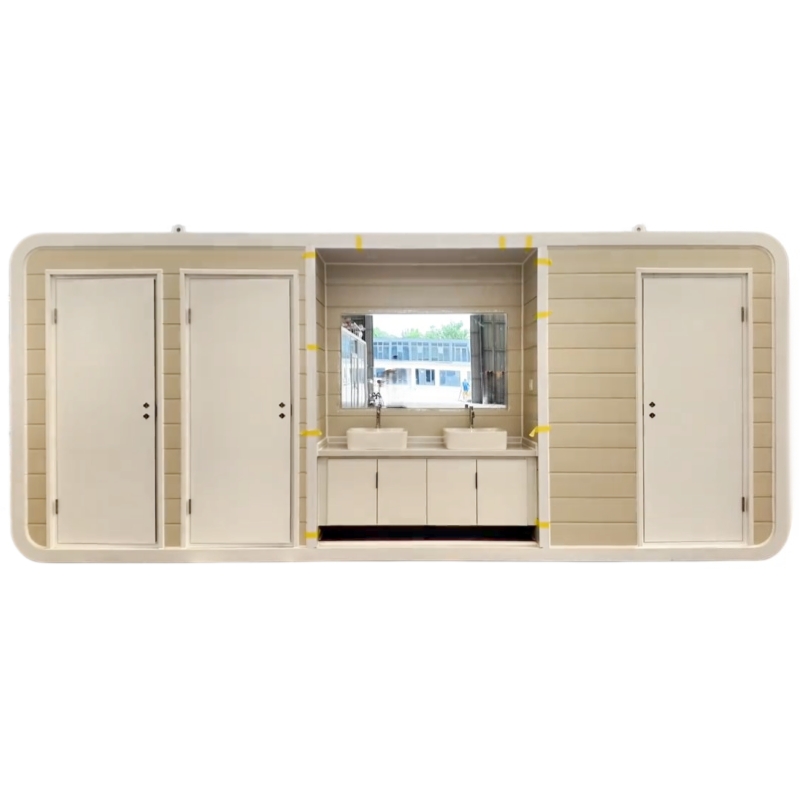 Wholesale Modern Prefab Public Restrooms Outdoor Apple Cabin Public Toilet for Park Scenic Spot and Street Suppliers, Factory