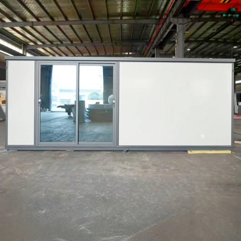 Custom 20FT Prefab Modular Building Expandable Container House for Custom Minimalist Single Apartment Factory, Factories