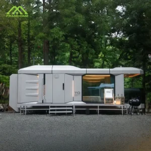 China Modular prefabricated housing Customized mobile capsule rooms Futuristic technological feel Made in China