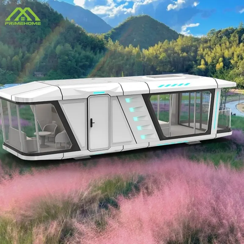 Wholesale Luxury camping cabin Prefabricated modular container dwellings High-quality Globally popular steel smart space capsule Manufacturer, Supplier