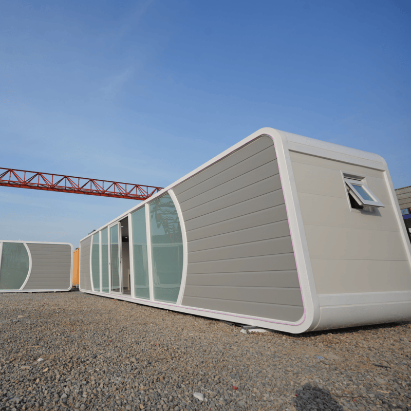Wholesale Fast Install Modular Prefab Cabin Durable Comfortable Apple Capsule House for Office Accommodation and Commercial Use Supplier, Factories