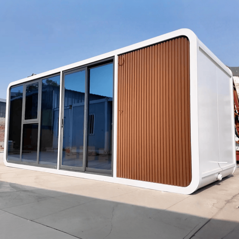 High-Quality Modular Prefab Apple Cabin Durable Portable Apple Capsule House for Living Office Accommodation and Multi-scenario Use Manufacturers, Supplier