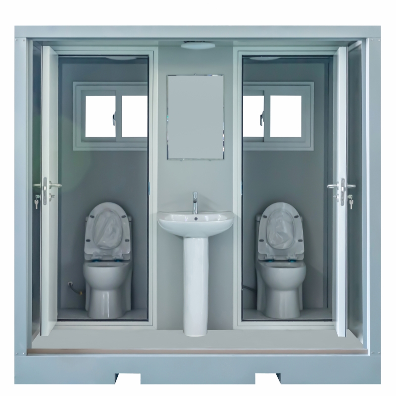 China Modern Integrated Prefab Portable Restroom Full-function Mobile Toilet for Glamping Camps Resort Public Restrooms Manufacturer, Suppliers