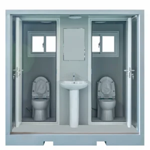 China Modern Integrated Prefab Portable Restroom