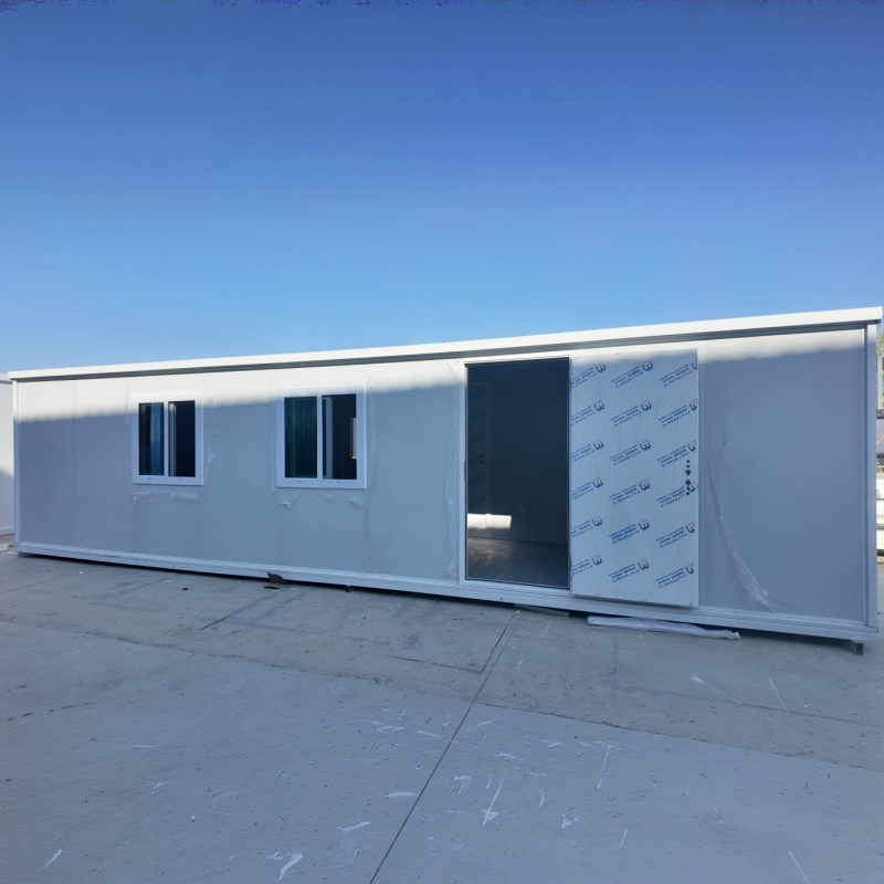 China F700 9M Extended Expandable Container House White Exterior 2-Bedroom Side Entry Prefab Home Factory, Factories