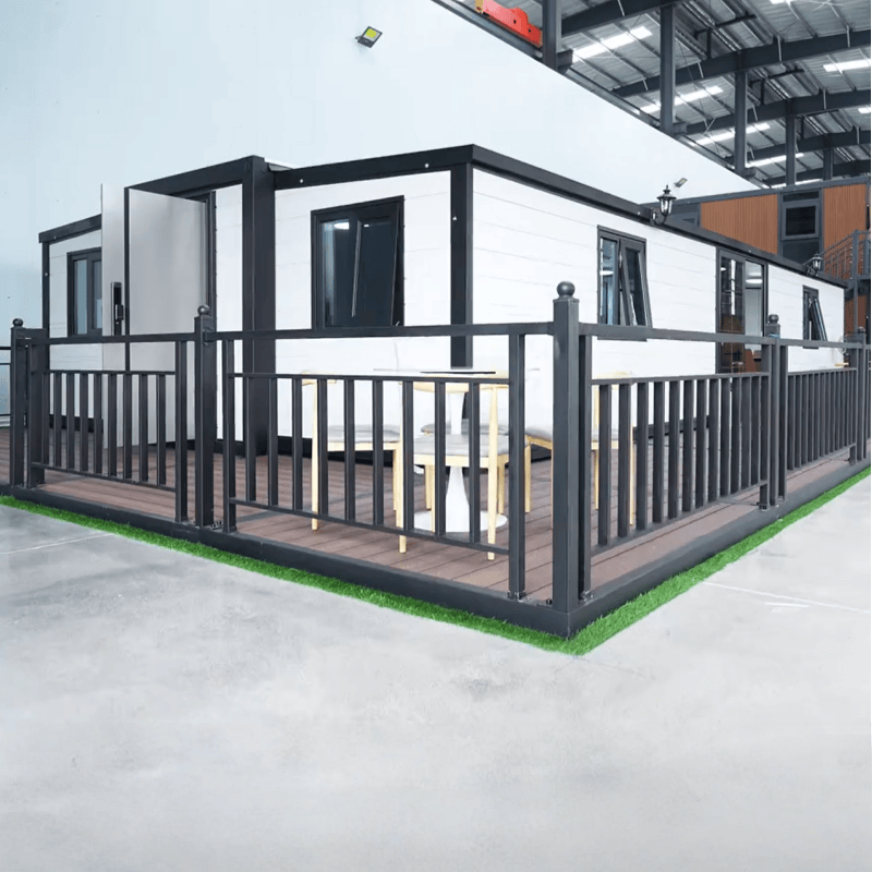 High-Quality Luxury 40FT Double Wing Expandable Container Villa Glamping Resort House Custom Modular Prefab House Supplier, Suppliers