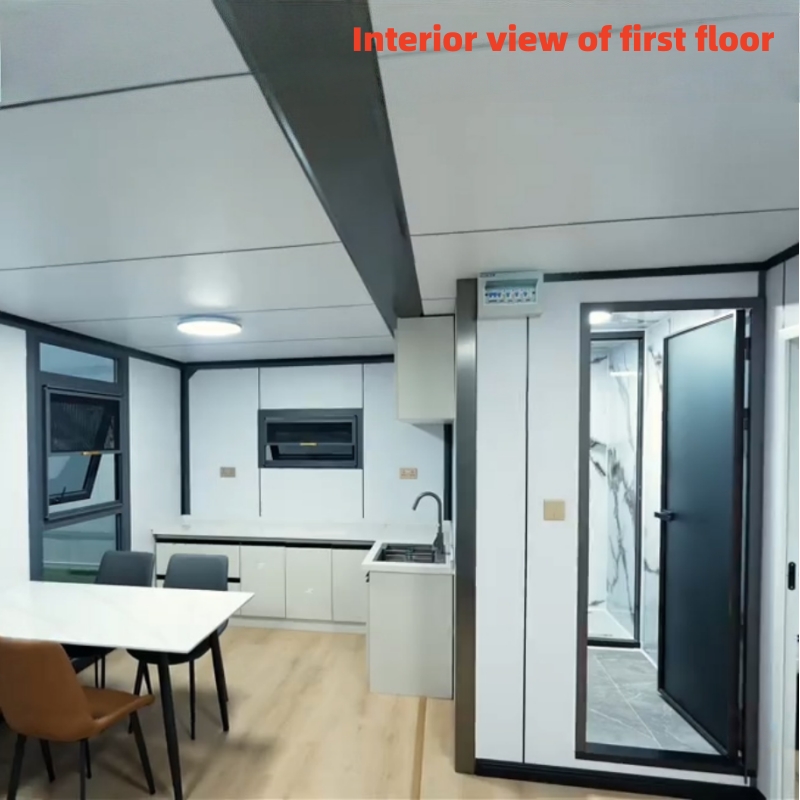 China Two Story Prefab Villa Expandable Container House with Complete Modern Living Layout for Resort Holiday Rental Supplier, Factory