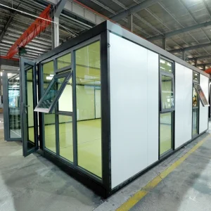 High-Quality 29㎡ Modular building Full Transparent Floor-to-Ceiling Glass Wall