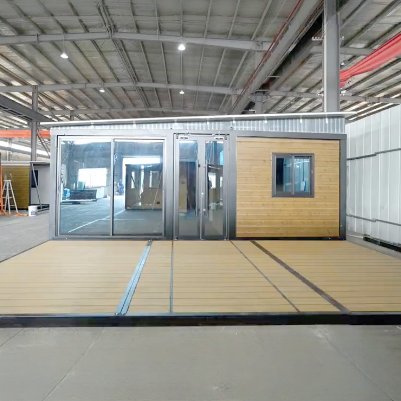 High-Quality 20FT Sloped Roof Expandable Container House with Large Front Terrace for ADU and Tourist Accommodation Units Suppliers, Factory