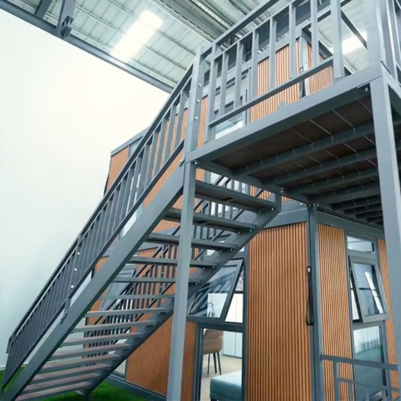 China Modern Double Story Modular Villa Prefab Expandable Container House with Complete Living and Outdoor Leisure Space Manufacturers, Suppliers