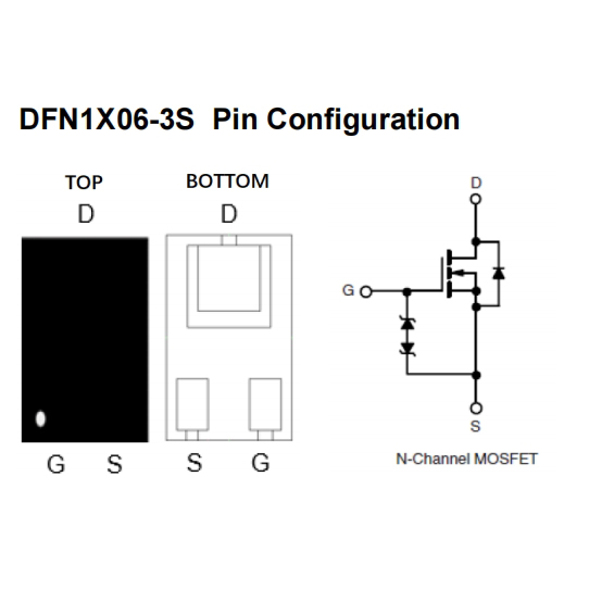 OEM WSD1614DN106 N-channel 20V 1.4A DFN1X06-6S WINSOK MOSFET  Manufacturers, Product
