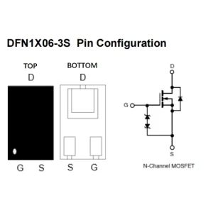 WSD1614DN106 N-channel DFN1X06-6S MOSFET