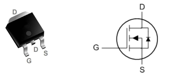WSF3036 N-channel MOSFET specifications chart
