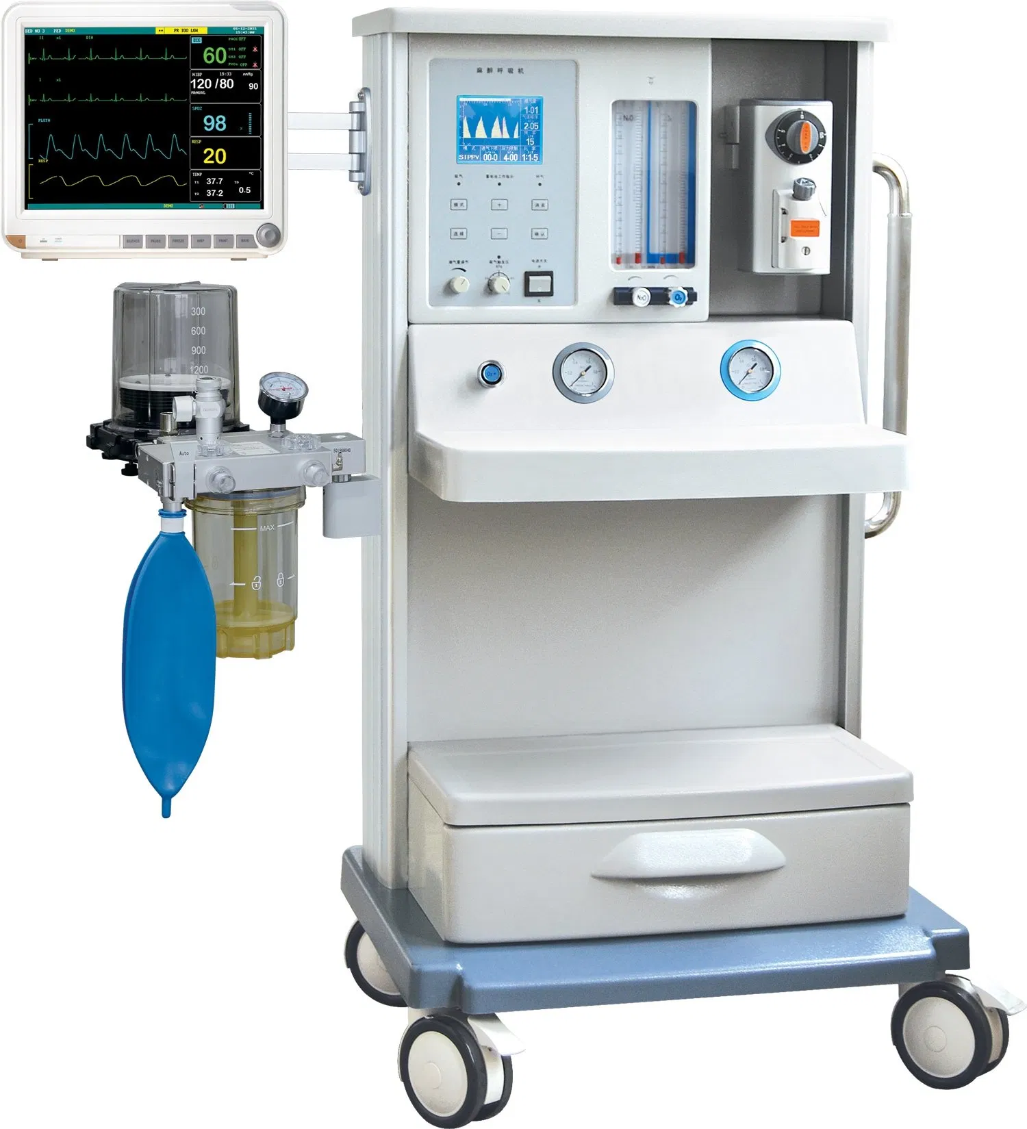 Máquina de anestesia para uso adulto y pediátrico con marca ISO