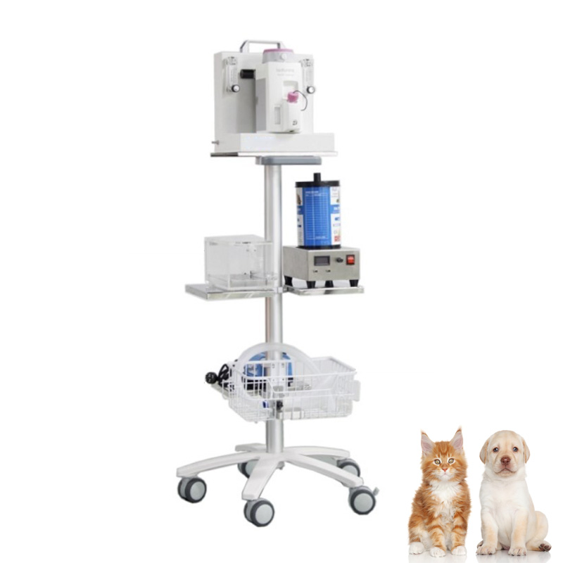 Equipo de Anestesia para Mascotas Portátil Mesa Móvil Máquina de Anestesia Animal Precio