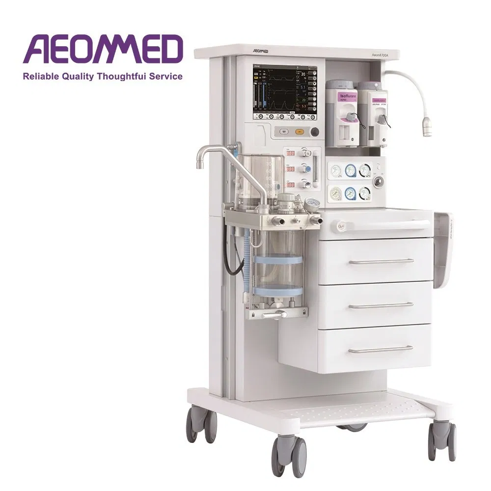 Equipo Médico de UCI Multifuncional Aprobado por CE Máquina de Anestesia China Aeon8300A Precio de Estación de Anestesia