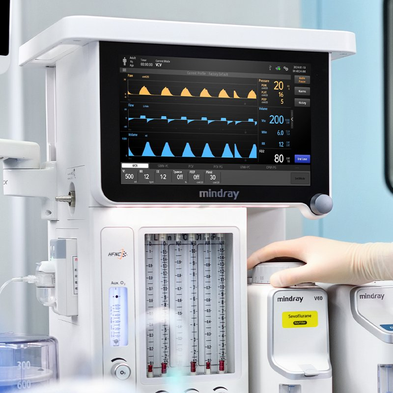 Equipo de Anestesia General Mindray A1 Máquina de Anestesia Humana con Ventilador