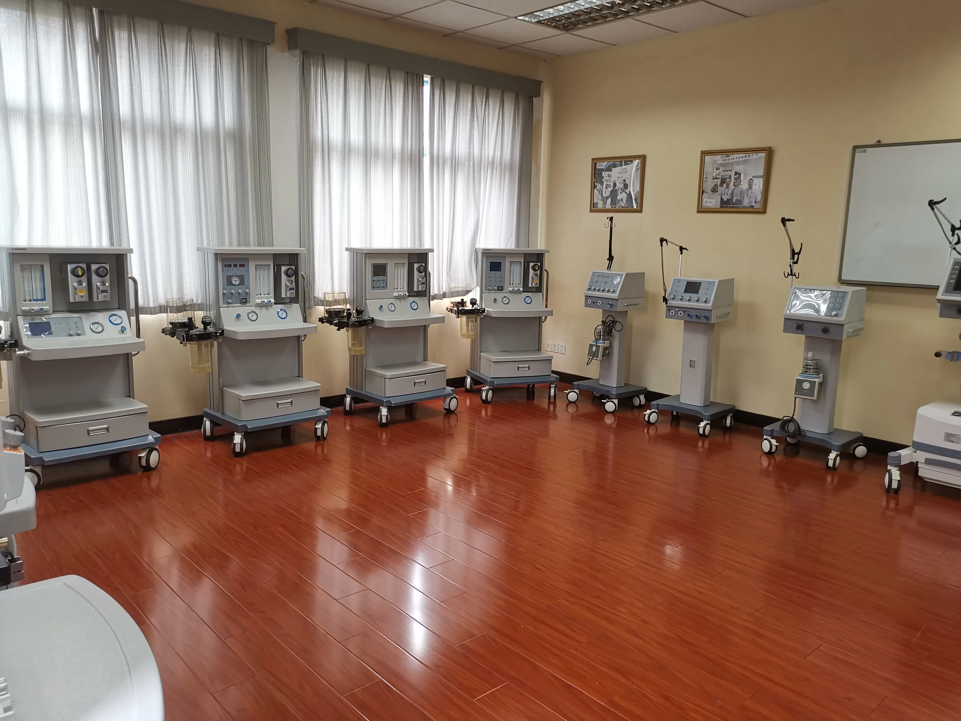 Máquina de anestesia compacta de un solo envase para eficiencia con pantalla LCD