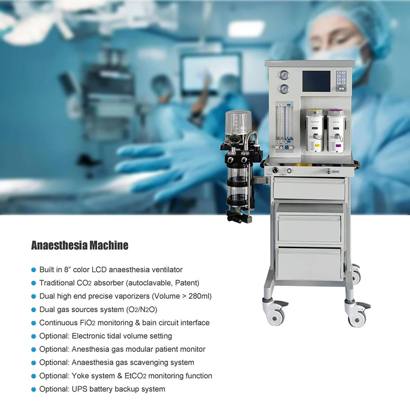 Máquina de Anestesia de Alta Calidad para Sala de Operaciones de Hospital y Clínica