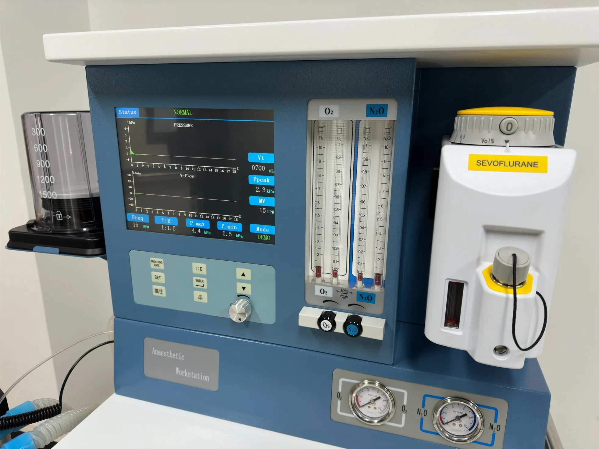 Máquina de anestesia compatible con humanos y resonancia magnética para hospitales y clínicas veterinarias